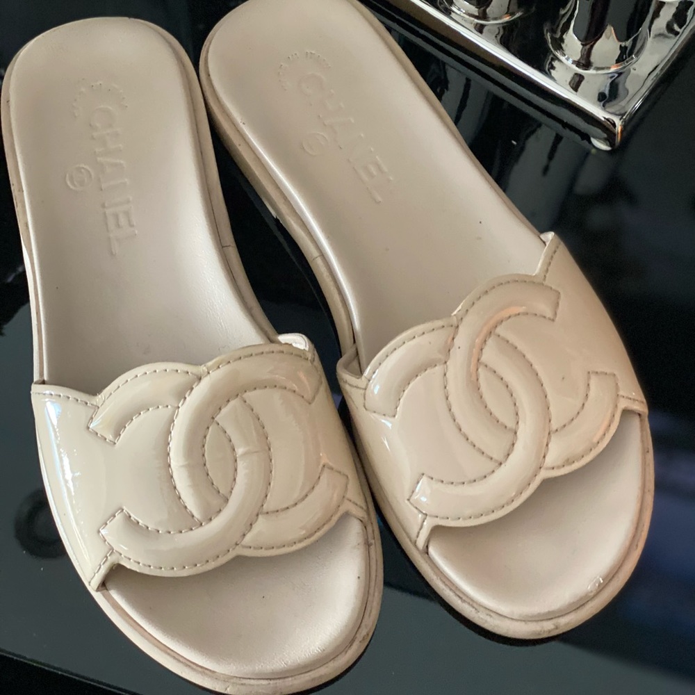 Authentic Chanel Slip-ons.